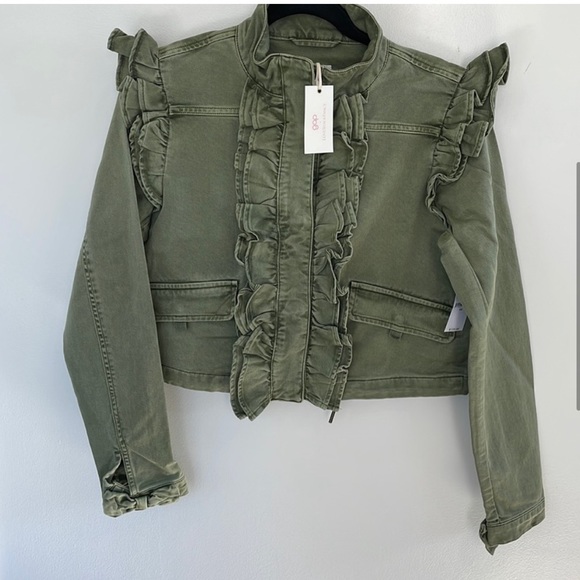 GAPxLoveShackFancy Collab- Cropped Utility Jacket - Picture 5 of 6